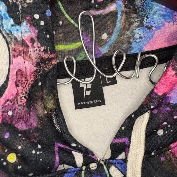 Electro Treads Size L Astral Rafiki Psychedelic Mandala Hoodie - Picture 4 of 4